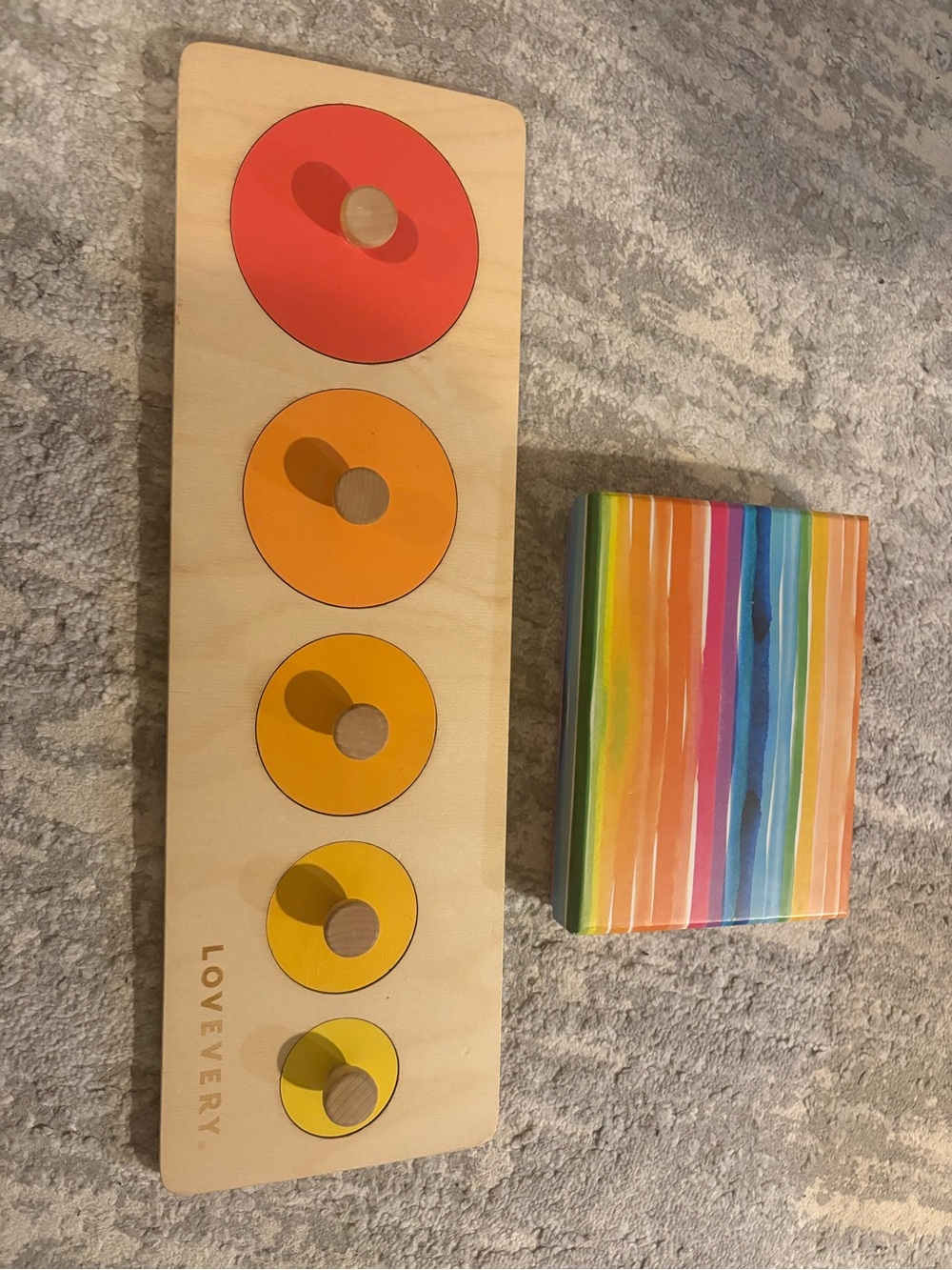 Lovevery puzzle and cards